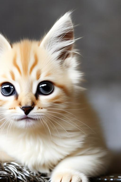 قط ابيض اللون يقفز في المحيط | kittensai.com